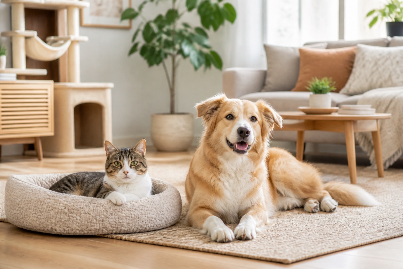 Réussir la cohabitation entre un chien et un chat