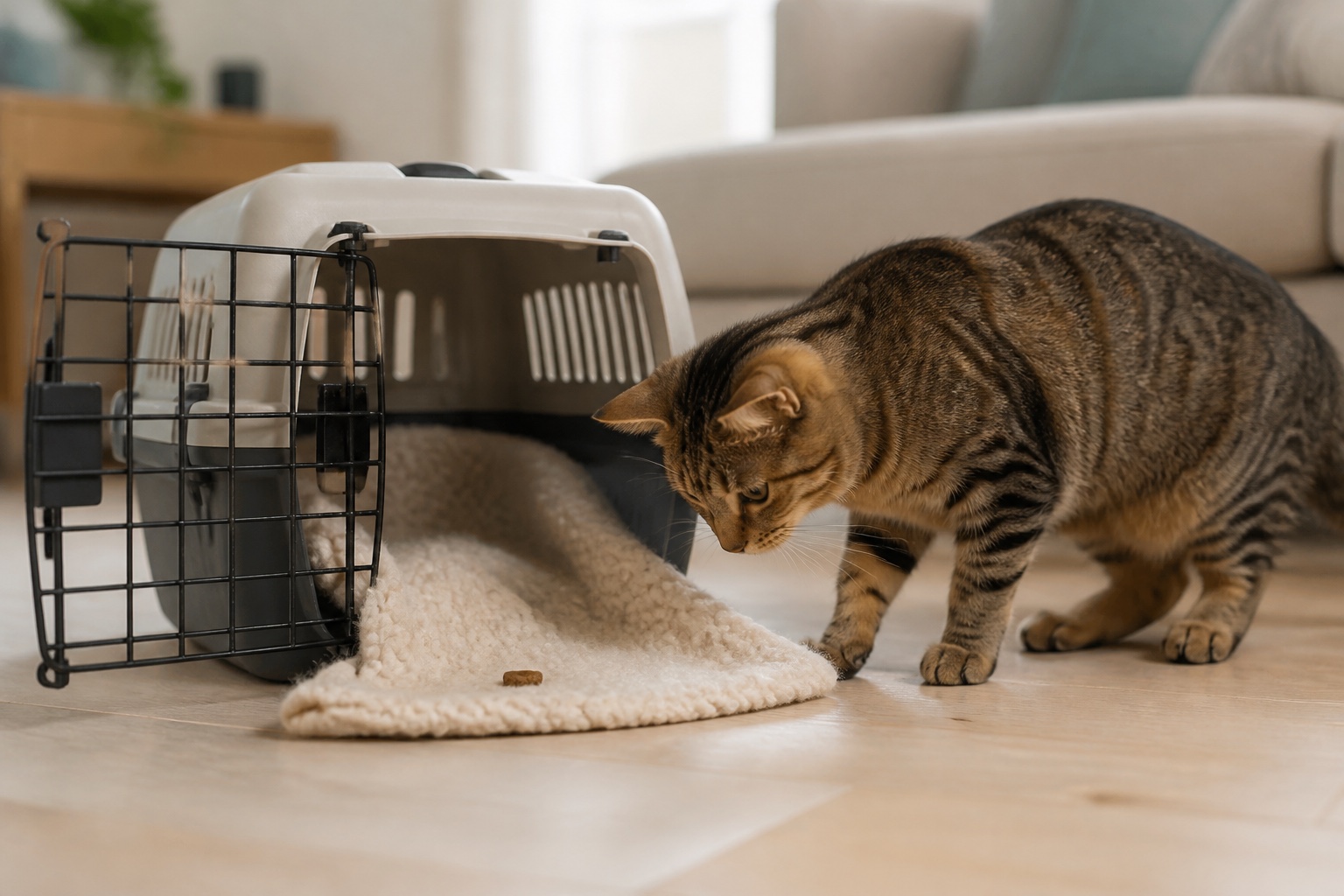 Habituer son chat à la caisse de transport sans stress