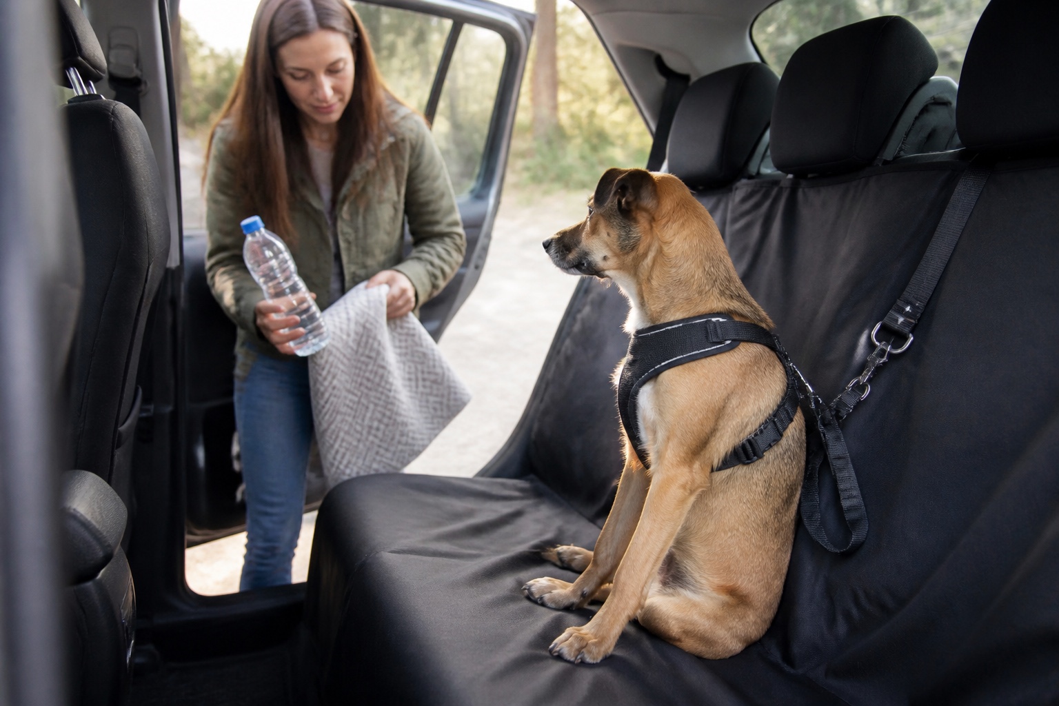 Préparer un trajet en voiture avec son chien