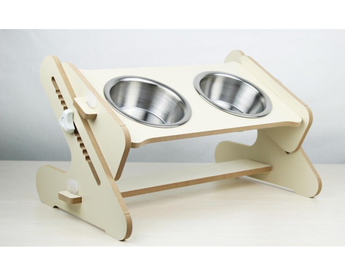 Gamelle avec Support Réglable pour Chat